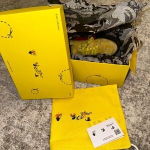 Off-White Kids Vulconized Low Printed Canvas Sneakers